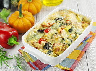 Baked vegetables