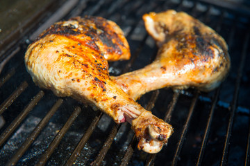 grilled chicken leg