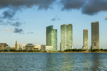 skyline of Miami