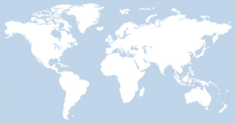Fototapeta na wymiar dotted blue world map
