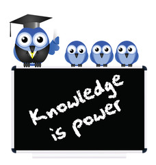 Knowledge message on blackboard