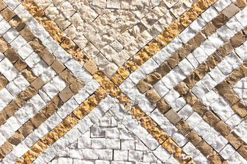 Obraz premium Marble stone mosaic texture as background