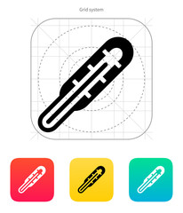Medical thermometer icon. Vector illustration.