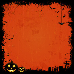Obraz premium Grunge halloween background