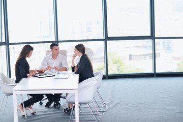 business people in a meeting at office