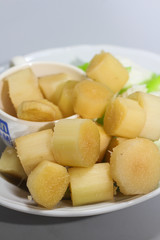 Sugarcane ice and sweet