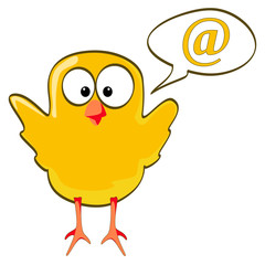 cartoon chicken social network