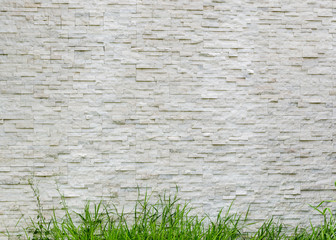 modern pattern of real stone wall