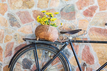 Fototapeta na wymiar Antique bicycle