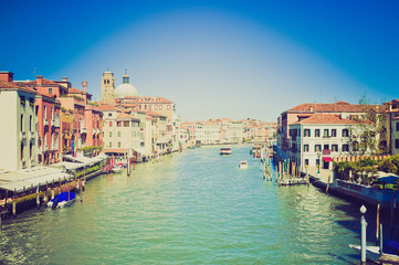 Fototapeta na wymiar Venice Venezia retro look