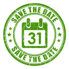 Save the date stamp