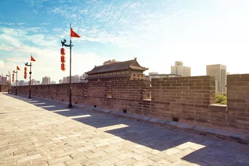 Keuken spatwand met foto Xian - ancient city wall © lapas77