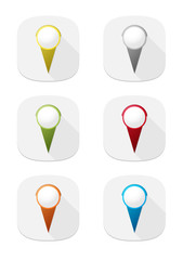 map pin icon buttons