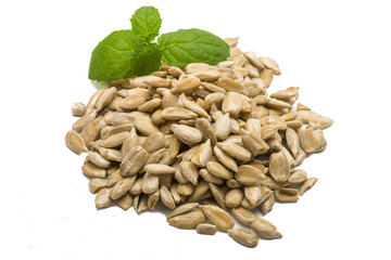 Sunflower seeds with mint