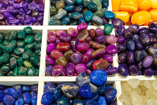 Selection of semiprecious stones
