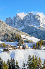 Santa Maddalena in winter