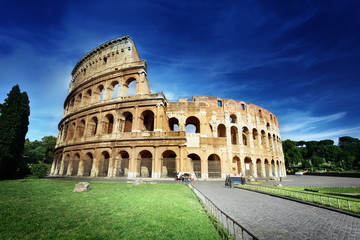 Obraz na płótnie Canvas Koloseum w Rzymie, Włochy