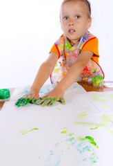 paint with finger paints