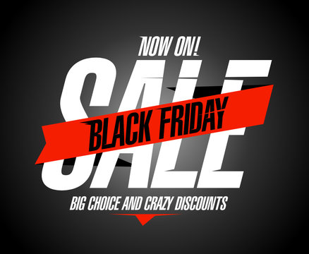 Black friday sale design template. 