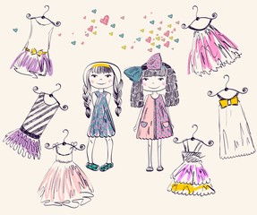 fashionable beautiful clothes for little girls