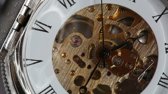 pocket watch and the movement mechanism