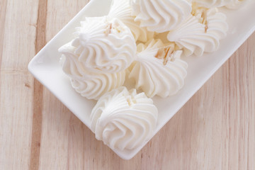 Meringue dessert.