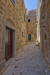 Fototapeta na wymiar Malownicza uliczka, Chios, Grecja