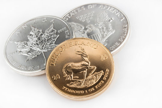 Gold und Silberm&uuml;nzen