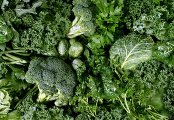 Afwasbaar fotobehang Green Vegetables © freshidea