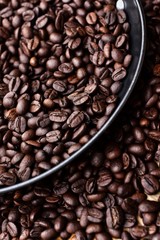 Roasted coffee beans