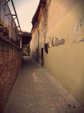 old narrow street