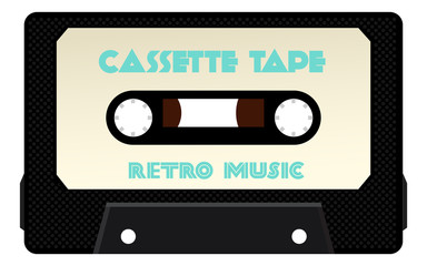 Detailed Cassette Tape Vector