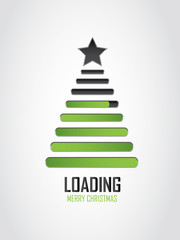 creative Christmas loading icon