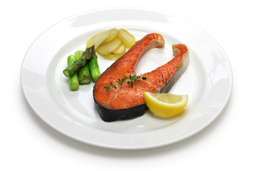 サーモンステーキ