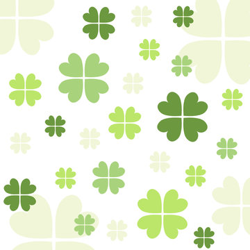 seamless clover pattern