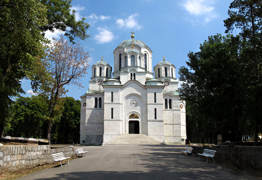 Orthodox christian St. George church Topola, Serbia
