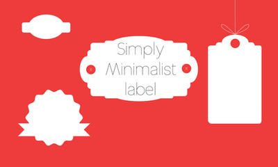 set of simply minimalist labels