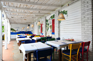 greece restaurant interior