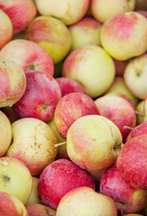 Fresh apples background