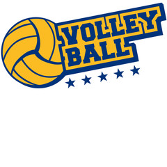 Volleyball Star Logo
