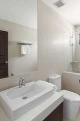 Fototapeta premium Basin in bathroom d