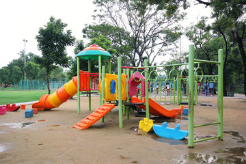 Colorful children playground