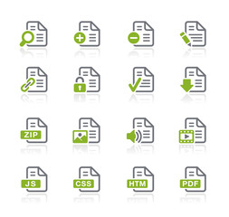 Documents Icons - 1 of 2 -- Natura Series