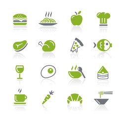 Food Icons - 1 of 2 -- Natura Series