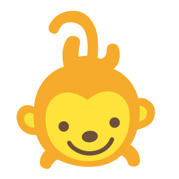 ぶら下がるサル