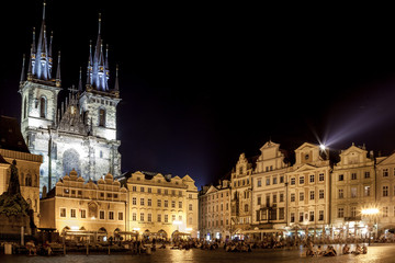Fototapeta na wymiar lubi centrum Pragi