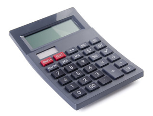 calculator on a white background