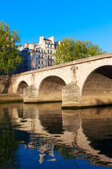 Fototapeta na wymiar Bridge Ponte Marie, Paris.