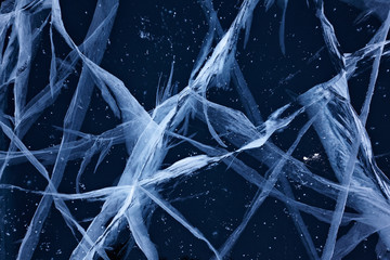 Baikal ice texture