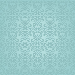 Blue wallpaper, fabric, wrapping paper, seamless pattern - 56193649